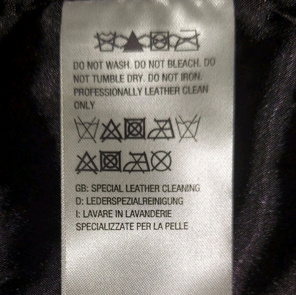 American Leather Co. Sz 16 Soft Leather Moto Jacket Black QVC Retail $319 - Picture 13 of 15